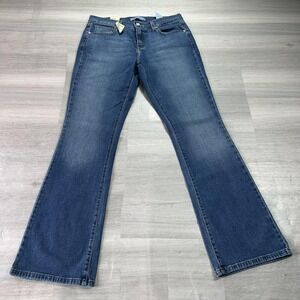 NEW Levi's 515 Boot Cut Jeans Womens 8 Medium 32x31 Blue Mid Rise Stretch Denim